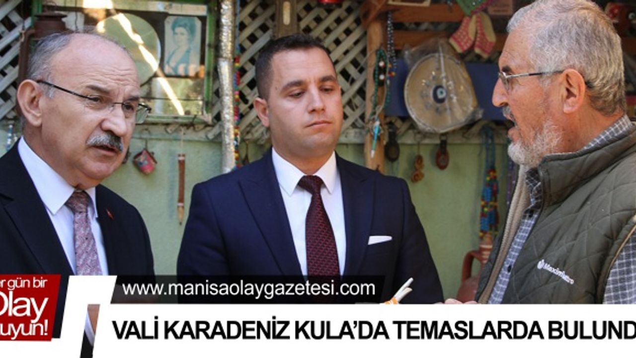 Vali Karadeniz Kula Deri İhtisas ve Karma OSB müteşebbis heyetine başkanlık etti  
