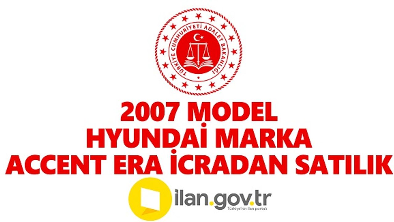 2007 Model Hyundai Marka Accent Era İcradan Satılık