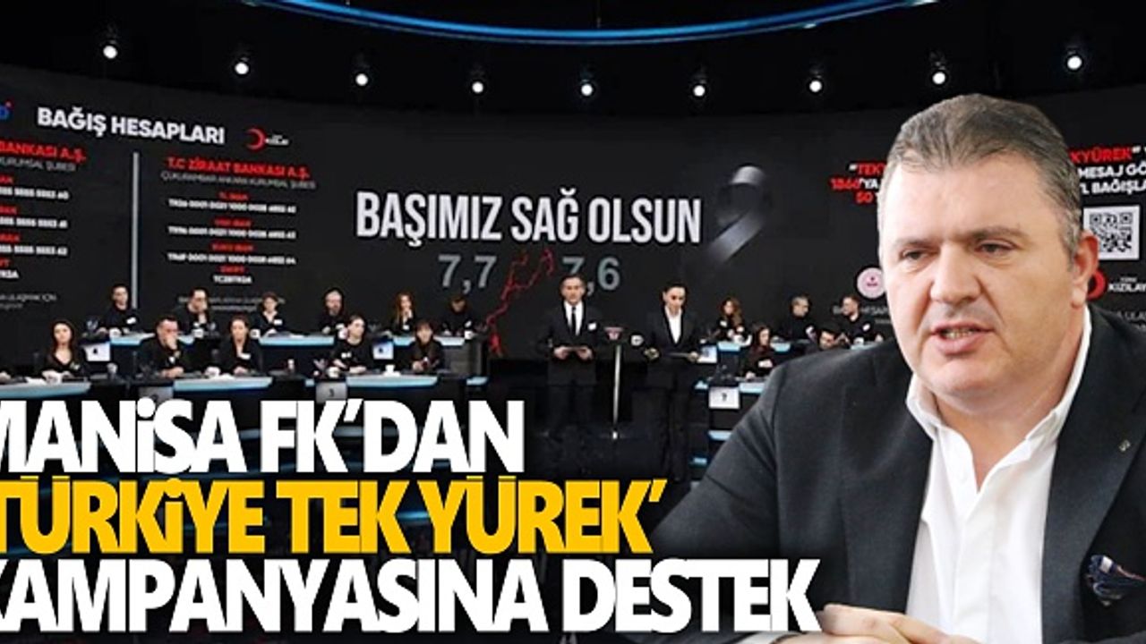 Başkan Mevlüt Aktan Manisa FK adına 1 milyon TL bağış yaptı