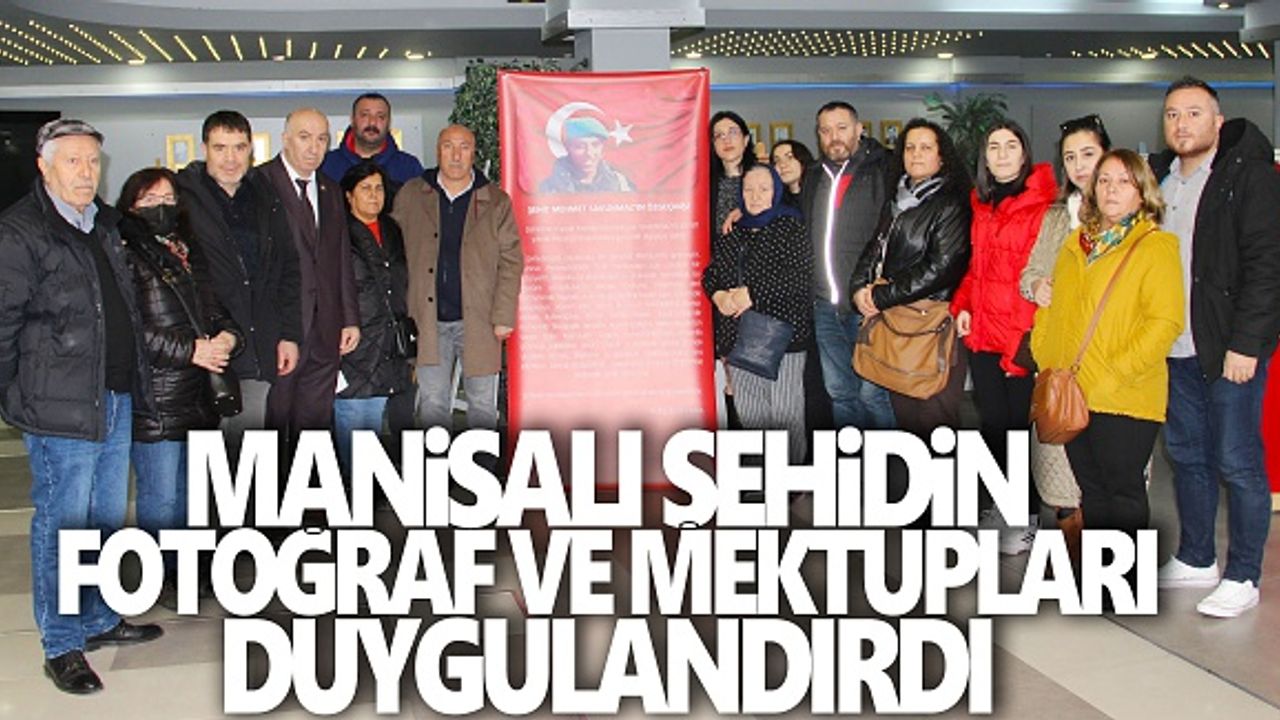 Manisalı şehit Mehmet Savunmaz düzenlenen resim sergisi ve dualarla anıldı