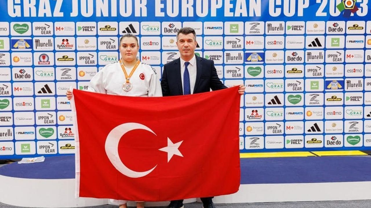 Manisalı judocu, Avrupa üçüncüsü oldu