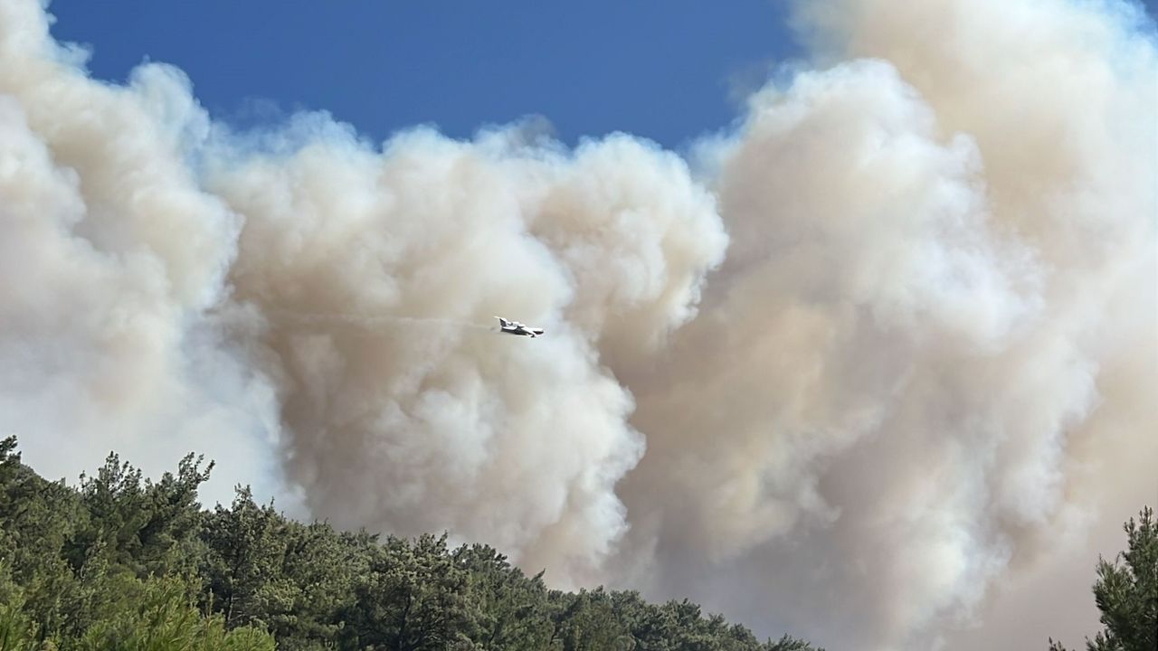 Manisa'da orman yangını: Birçok ev yandı, vatandaşlar tahliye ediliyor