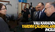 Manisa Valisi Yaşar Karadeniz, Turgutlu'daki yardım çalışmalarını inceledi