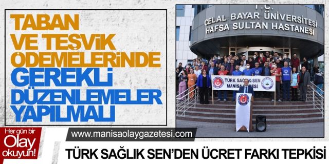 Türk Sağlık Sen Başkanı Akagündüz: "Taban ve teşvik ödemelerinde gerekli düzenlemeler yapılmalıdır"