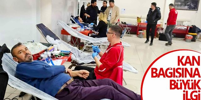 Gördesli vatandaşlar kan bağışına destek verdi  