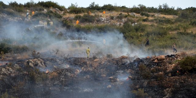 Kırkağaç’ta korkutan orman yangını