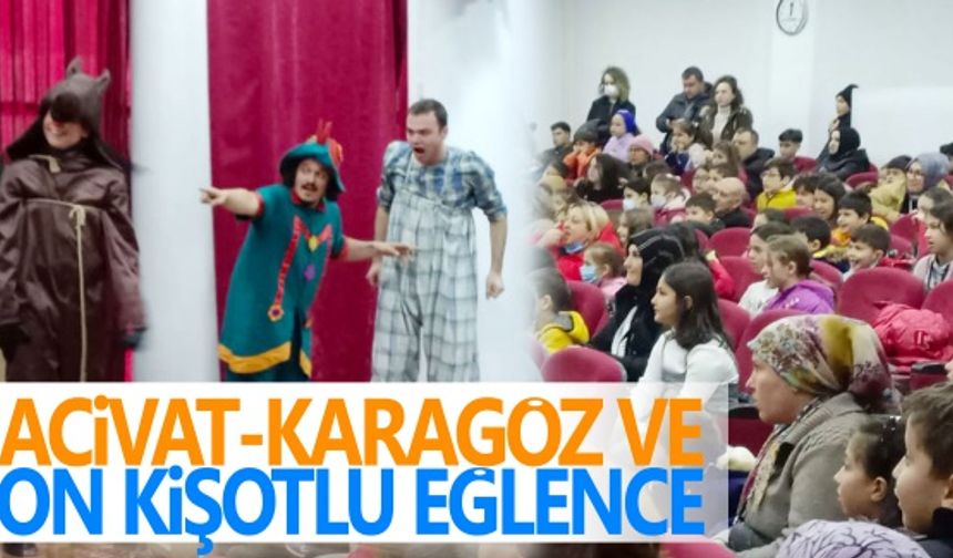 Hacivat-Karagöz ve Don Kişot'a miniklerden büyük ilgi