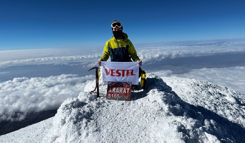 Vestel çalışanının ilk solo tırmanışı Ağrı Dağı’na