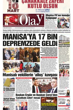 18.03.2023 Manisa Olay Gazetesi