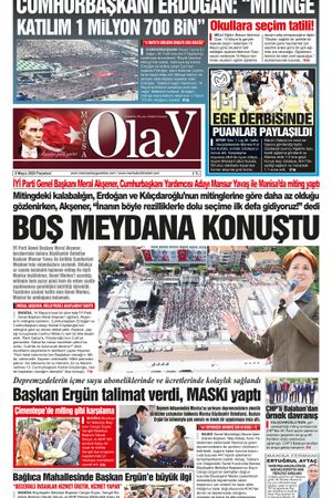 08.05.2023 Manisa Olay Gazetesi