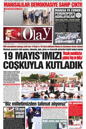 20.05.2023 Manisa Olay Gazetesi