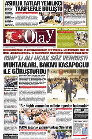 24.05.2023 Manisa Olay Gazetesi